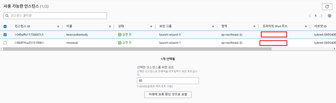 EC2 인스턴스 선택